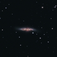 Super Nova SNJ14 in Messier 82 captured in January 2014