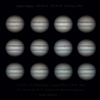 Jupiter Asteroid Impact Sequence