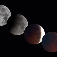 Total Lunar Eclipse Sequence