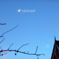 Moon, Venus & Mars Conjunction