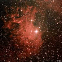 IC405 Flaming Star Nebula