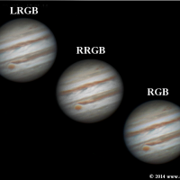 LRGB, RRGB & RGB Jupiter