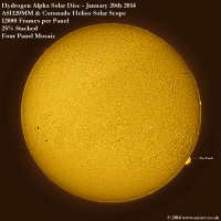 Hydrogen Alpha Sun