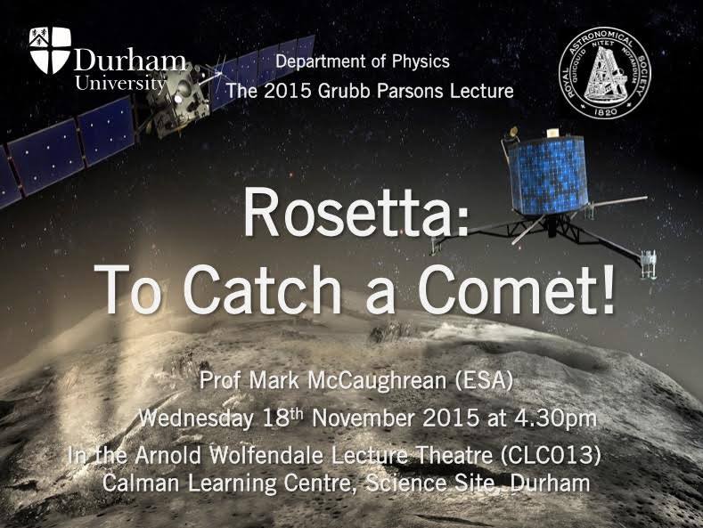 Rosetta Grubb-Parsons Lecture 2015 Grubb-Parsons Lecture