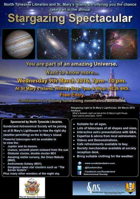 St Mary's Island 2016-v1.1-web-450x657 St Mary's Lighthouse Stargazing Event