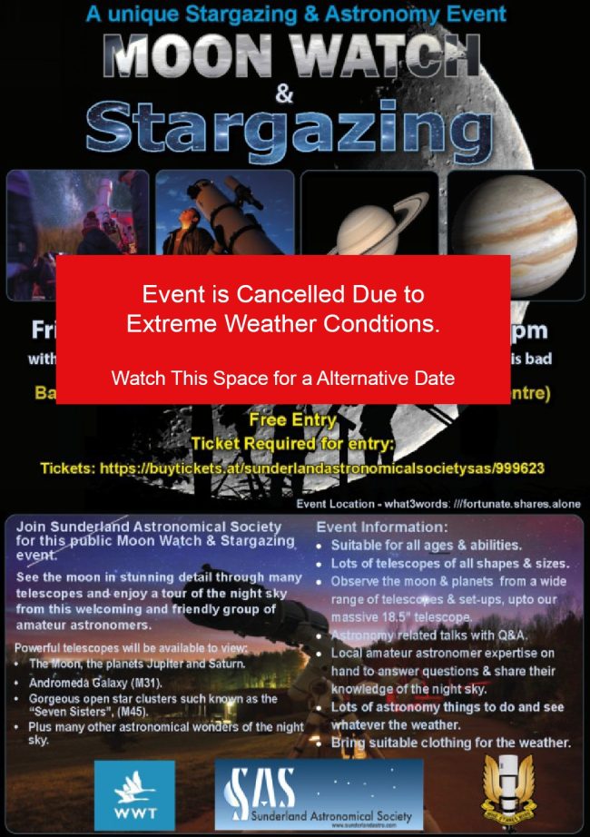 Moon Watch Event Cancelled