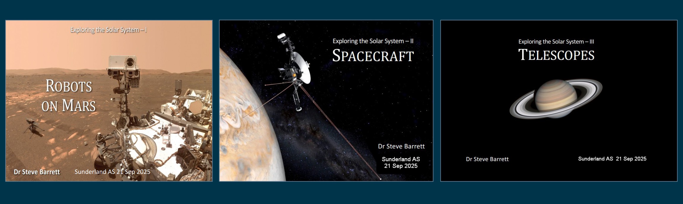 Exploring the Solar Sytem I II III